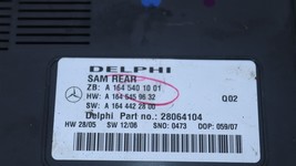 Mercedes Signal Acquisition Control Module SAM FRONT A1645401001 image 3