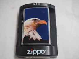 Retired Regal  Bald Eagle  Posing Zippo Lighter - $28.45