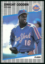 1989 Fleer #36 Dwight Gooden New York Mets - £1.19 GBP