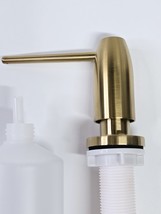 Signature Hardware 457680 Contemporary Soap Dispenser - Brushed Gold - £40.92 GBP