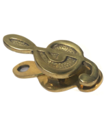 Vintage Treble Clef Music Note Brass Clip - Wall Hanger - 4&quot; - €22,24 EUR