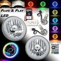 Octane Lighting 5 3/4 Inch RGB SMD Color-Chasing Halo Angel Eye Headligh... - $222.70