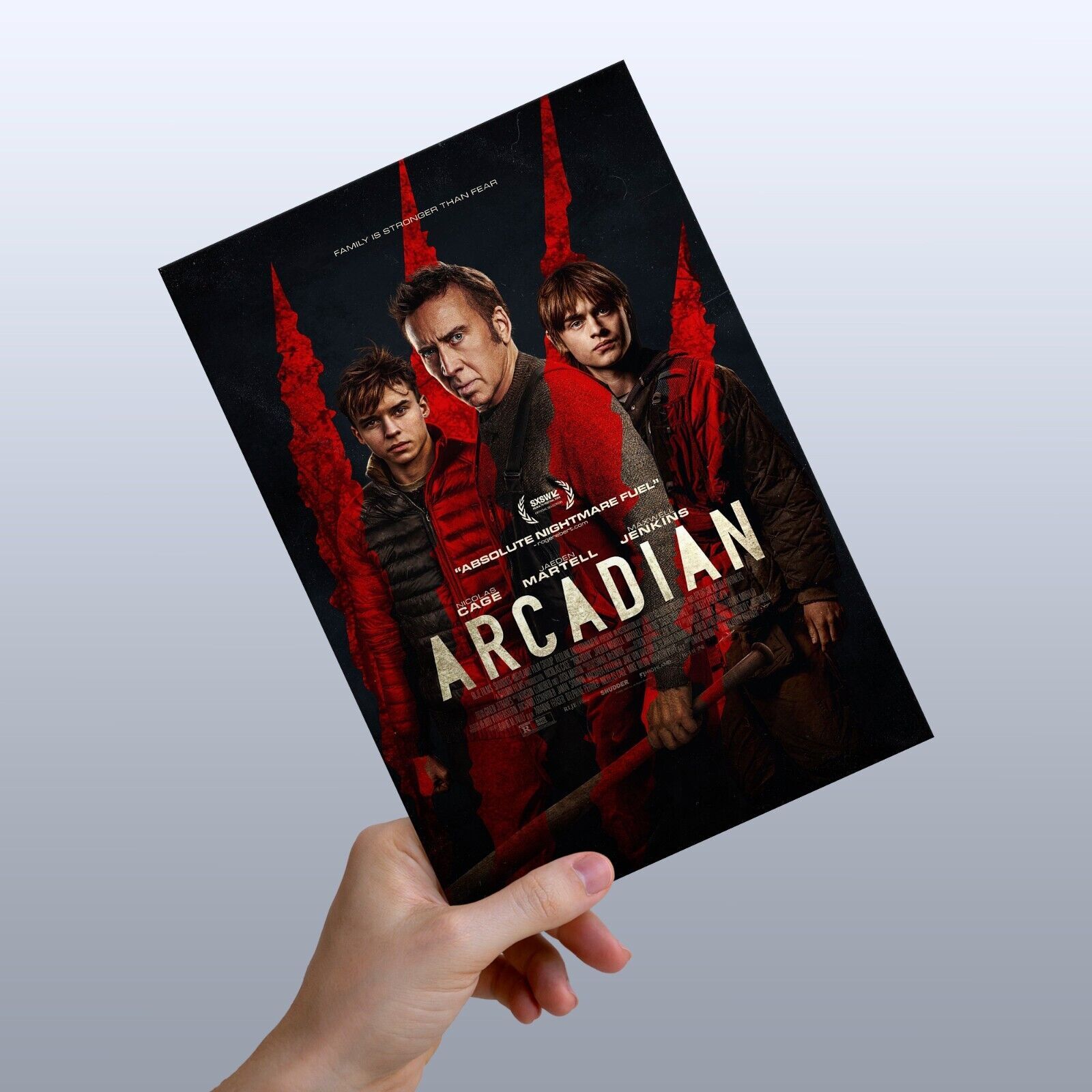 ARCADIAN movie poster Nicolas Cage 2024 Horror Film Poster Wall Art