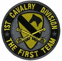 1ST CAVALRY DIVISION THE FIRST TEAM ROUND PATCH - $5.98