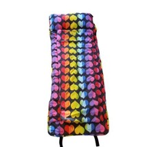 Wildkin Rainbow Heart Toddler Child Nap Mat Sleeping Bag Pillow Handle W... - $32.68