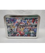 Team NFL Super Bowl XXV Commemorative Empty Tin 7&quot; X 5&quot; X 4&quot; - $218.29 MXN