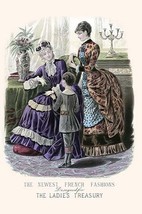 Newest French Fashions - 1884 by Warren 2 - Art Print - £17.29 GBP+