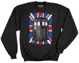 Doctor Who Tardis Over A Union Jack Logo Sweat Shirt Size Xxl (2X) New Unworn - £21.77 GBP