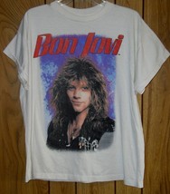 Bon Jovi Concert Tour T Shirt Vintage 1986 Rare Funstuff Tag Single Stitched LG - £399.66 GBP