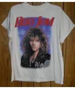 Bon Jovi Concert Tour T Shirt Vintage 1986 Rare Funstuff Tag Single Stit... - $686.10 CAD