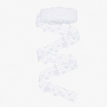 MelodyWrap: 30mm White Music Note Ribbon, 10 Yards - Perfect for Scrapbo... - $575.14 MXN