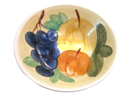 Vintage Corona Serving BowlOvenproof Handpainted Underglaze Japan Brown Fruit - £11.76 GBP