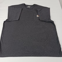 Carhartt K87 CRH Men's Gray Cotton Blend Workwear Short Sleeve T-Shirt Size 2XL image 8