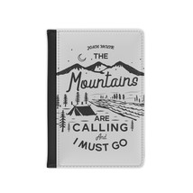 Personalized Mountain Range Passport Cover with RFID Protection and Inner Pocket - £23.12 GBP