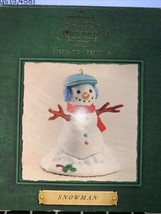 Hallmark Keepsake Ornament &quot;Snowman&quot; 2002 Collectors Club - £11.54 GBP