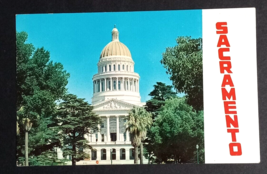 Sacramento State Capital Building California CA UNP Colourpicture Postca... - £6.38 GBP