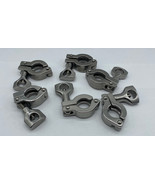 Wayland S190606AA19 Stainless Clamps for 1/2-3/4&quot; Tube OD  W413MHM Lot of 6 - £35.11 GBP