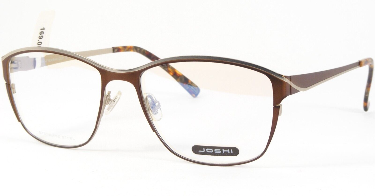 Joshi Eyewear 543 5 Marrone Ruggine Unico Raro Occhiali 54-16-135 Germania - $96.05