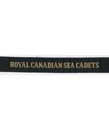 Cap Tally ROYAL CANADIAN SEA CADETS Navy Naval Hat Band Ribbon Tape - £5.36 GBP
