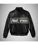 Avirex Nitro-run Leather Jacket - Classic Black Bomber Style - S to 5X - $199.99