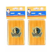 2pk NBA Dallas Mavericks Basketball 2"x3" Courtside Magnet w/ Team Logo Hardwood - $11.60