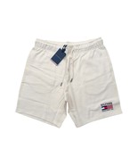 Tommy Hilfiger Mens Off-White 8&quot; Easy Fit Embroidered Monotype Logo Swea... - $612.05 MXN