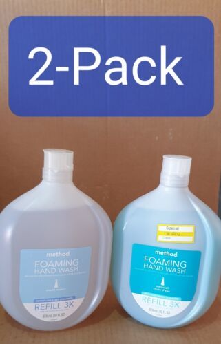 2-Pack Method Sweet Water & Waterfall Foam Hand Soap Refill 28 oz ea - $30.84
