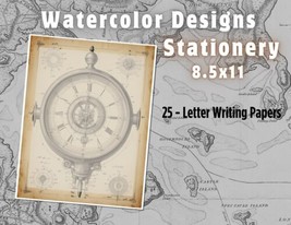 Sketch Journal - Stationery Paper (25 Sheets)  8.5 x 11 Premium Paper #8 - $15.00