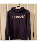 Hurley Boys Hoodie Sweatshirt Pullover Size XL Blue - £32.52 GBP