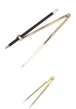 Pencil Compass Brass 8-inch (20.32 cm) for Marine Navigation Geometry Set Woodwo - £17.25 GBP