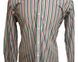 Tailorbyrd Dress Button Down Shirt Striped Flip Cuff Large - $11.88