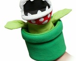 Super Mario Bros Piranha Plant Hand Puppet 12&quot; Plush New w/ Tag Nintendo... - $199.99