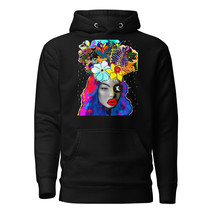 Psychedelic Trippy Moon Goddess Hoodie (Unisex) - £47.45 GBP