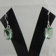 925 Sterling Silver Fluorite Cut Gemstone Handmade Earrings Women Gift BES-1218 - £26.73 GBP