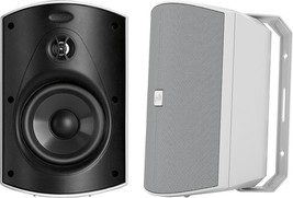 Polk Audio - Patio 200 5&quot; 2-Way Indoor/Outdoor Loudspeakers (Pair) - White - £341.56 GBP