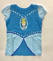 Disney Cinderella Glitter Toddler Tshirt for Girls Peach Touch 60% Cotton-40% Po - £4.77 GBP