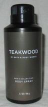Bath &amp; Body Works Men&#39;s Collection Body Spray 3.7 oz TEAKWOOD - £14.90 GBP