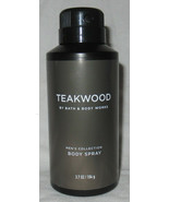Bath &amp; Body Works Men&#39;s Collection Body Spray 3.7 oz TEAKWOOD - $22.99