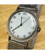 VTG Timex Men Silver Hand Wind Mechanical Watch 16052-10478 ~ For Parts ... - $32.29