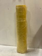 Yellow Plastic Sheeting Roll 36-3/8" Width 7-3/4" Roll Diameter - $90.53