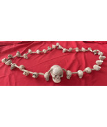 Santeria ~ Vodou Giant  Carved 31 Skull Palero Necklace For Ancestral Work - £196.72 GBP