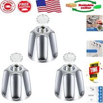 3-Piece Chrome Faucet Handle Kit – Stylish &amp; Easy to Install Upgrade for... - $52.95 CAD