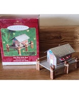 Fishing Ornament Bait Shop Boat Pressed Tin Keepsake Hallmark Christmas ... - $218.27 MXN