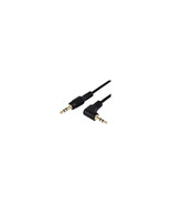 Rocstor Y10C194-B1 SLIM 3.5MM TO RIGHT ANGLE STEREO AUDIO - $31.29 CAD