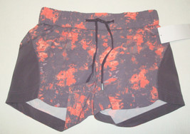Womens New NWT Columbia M Hike Shorts Orange Gray Omni Wick Nice Casual ... - £78.16 GBP