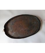 Antique Duparquet Copper Oval Roasting Gratin Pan 13 x 9 In NYC 112 w 22nd - $362.73