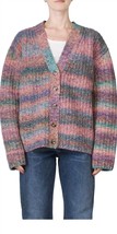 6397 boxy space dye cardigan in Purple Marl - £184.63 GBP