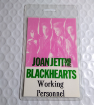 Joan Jett And The Blackhearts Vintage Backstage Pass Original Punk New Wave - £16.35 GBP