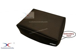 CUSTOM BLACK CANVAS DUST COVER FOR Bose Wave Music System IV + EMBROIDERY ! - £17.39 GBP