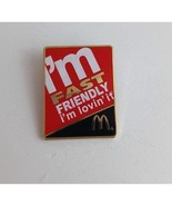 Vintage I&#39;m Fast Friendly I&#39;m Lovin&#39; It Rectangle McDonald&#39;s Employee Ha... - $14.26 CAD